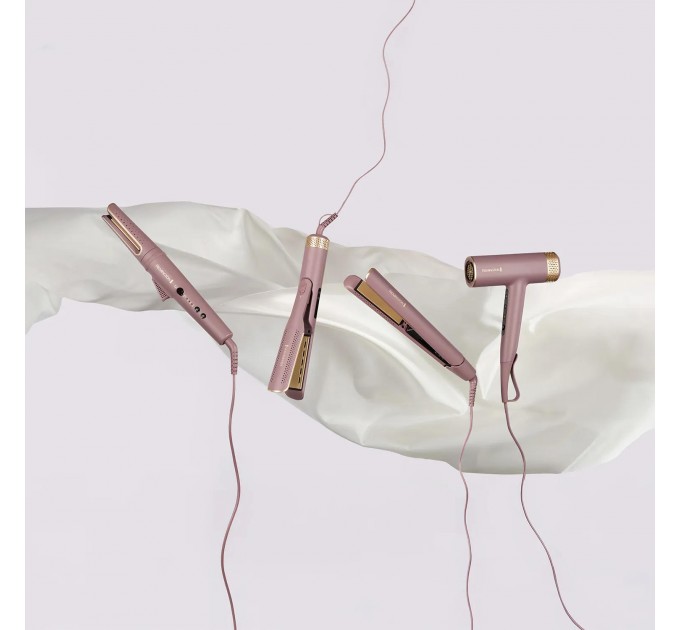 Фен Remington AIRvive, 1600Вт, режимов-3, дифузор,иониз-я, хол. обдув, фиолетово-золотой