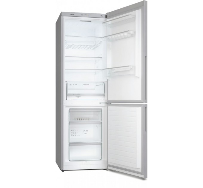 Холодильник Miele з нижн. мороз., 186x60x65, xолод.відд.-214л, мороз.відд.-94л, 2дв., А++, NF, Daily Fresh, нерж
