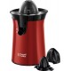 Соковыжималка Russell Hobbs Colours Plus цитрус-пресс 600Вт, 2 насадки в комплекте, пластик, крассный