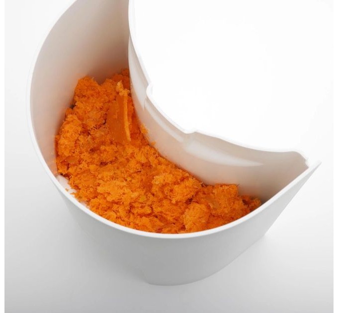 Соковыжималка Panasonic центробежная 1000Вт, чаша-1.5л, жмых-2л, желоб на целое яблоко, пластик/металл, белый