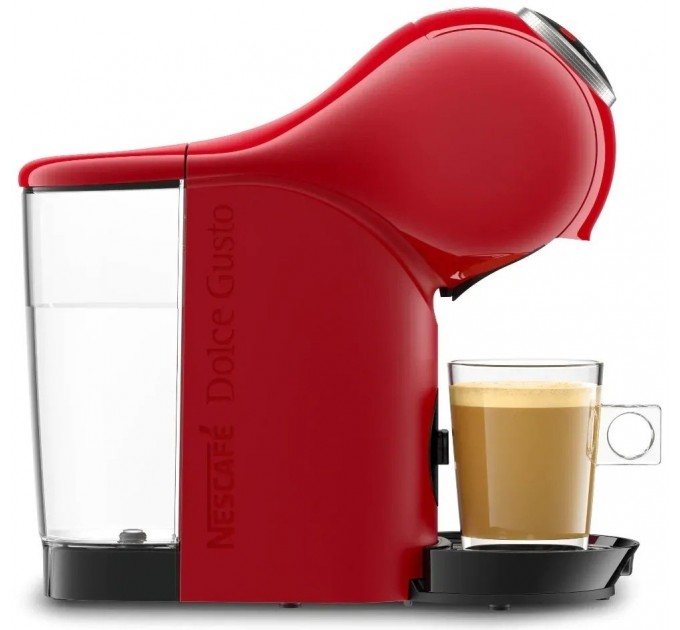 Кавоварка Krups капсульна Dolce Gusto Genio S Plus 0.8л, капсули, сенcорне керування, червоний