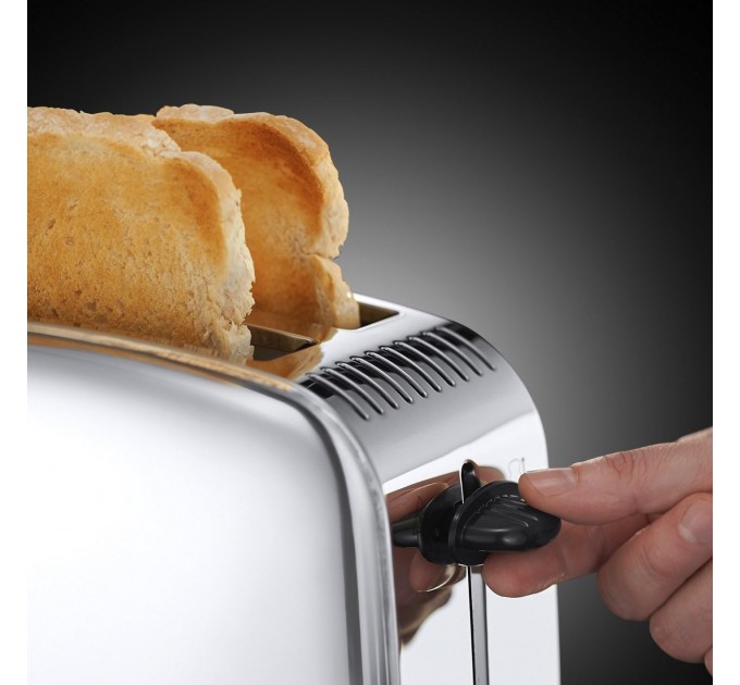 Тостер Russell Hobbs Chester 1670Вт, подогрев, металл
