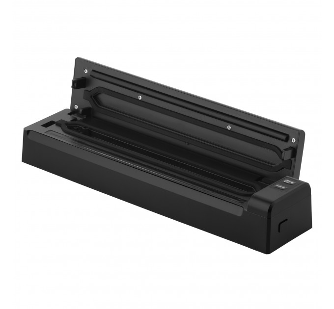 Вакууматор ARDESTO для пакетов та рулонов, 110Вт, 28см, электронное, + 1 рулон, пластик, чёрный