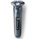 Бритва електр. Philips Series 7000 роторная, 9Вт, бритв.головок-3, Li-Ion, сух.+влажн., триммер, чехол, Bt., серо-синий
