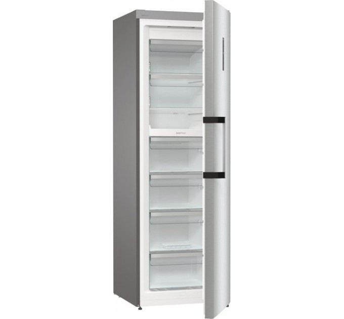 Морозильная камера Gorenje, 185.5x59.5х66.3, 280л, 1дв., A++, NF, диспл внешн., инвертор, матовый нерж