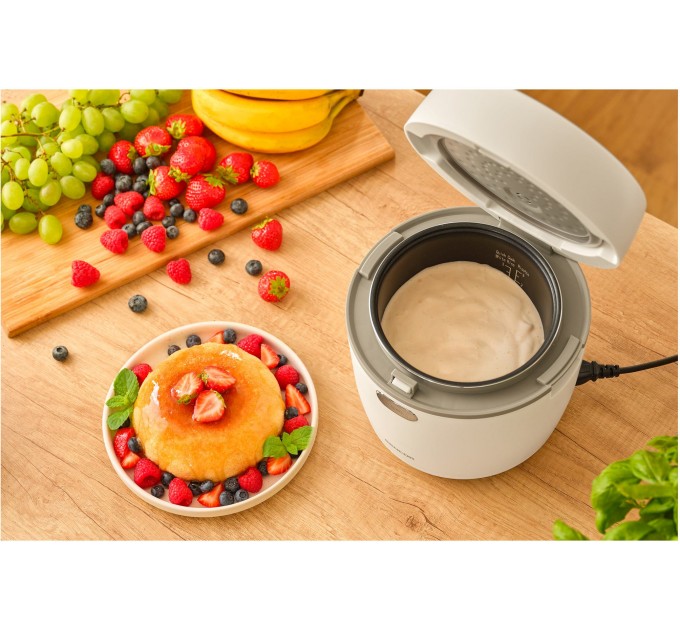 Рисоварка Sencor 350Вт, чаша-0.6л, сенсорне керування, 8 програм, нерж. сталь, пластик, білий