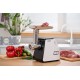 М'ясорубка ARDESTO, 2300Вт, продук.-2.2кг/хв, 4 решітки + для ковб., кеббе, насадка для томатів, пластик, біло-чорний