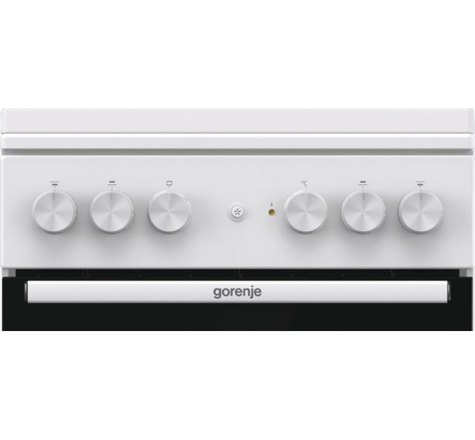 Плита Gorenje комби, 68л, 50x60см, эмалированные реш, с крышкой, белый