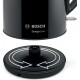 Электрочайник Bosch 1.7л, металл, черный