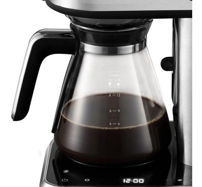 Кавоварка Russell Hobbs крапельна Attentiv Coffee Bar 1.5л, мелена, LED-дисплей, чорно-метал