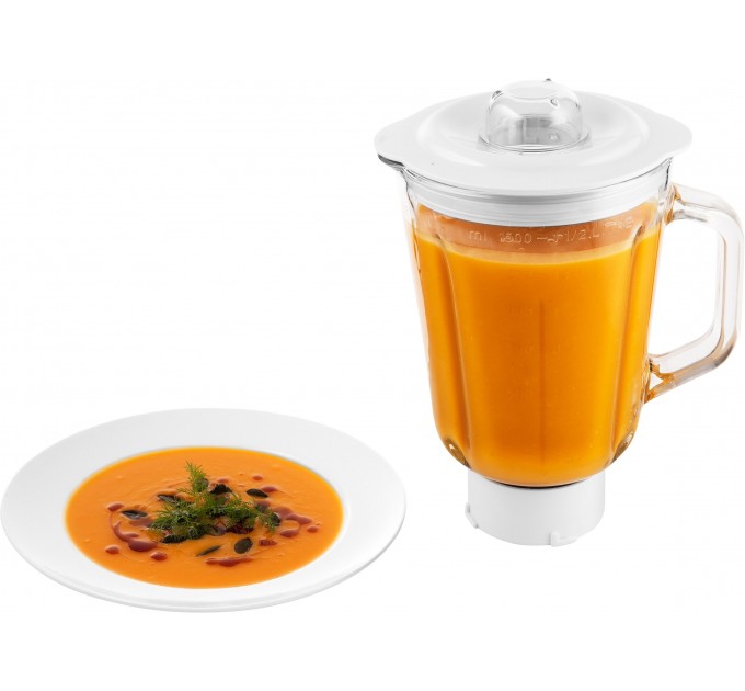 Кухонная машина Sencor Paul 1500Вт, чаша-металл, корпус-металл, насадок-20, метал