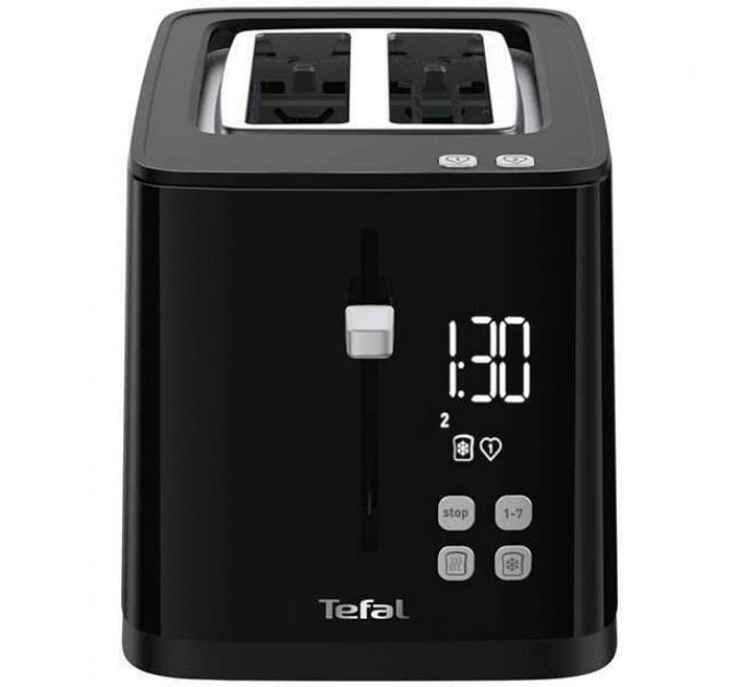 Тостер Tefal Digital 850Вт, LED дисплей, пластик, чорний