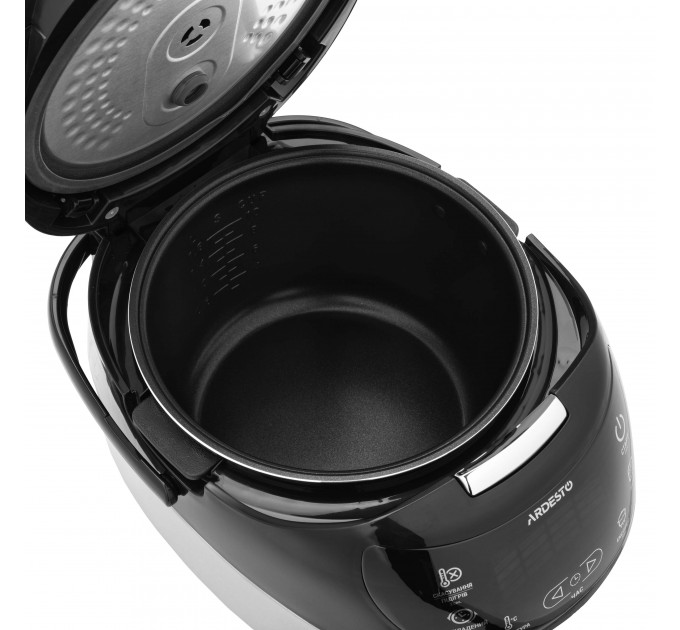 Мультиварка ARDESTO, 860Вт, чаша-5л, электр. управление, корзина для фритюра, металл/пластик, серебристый