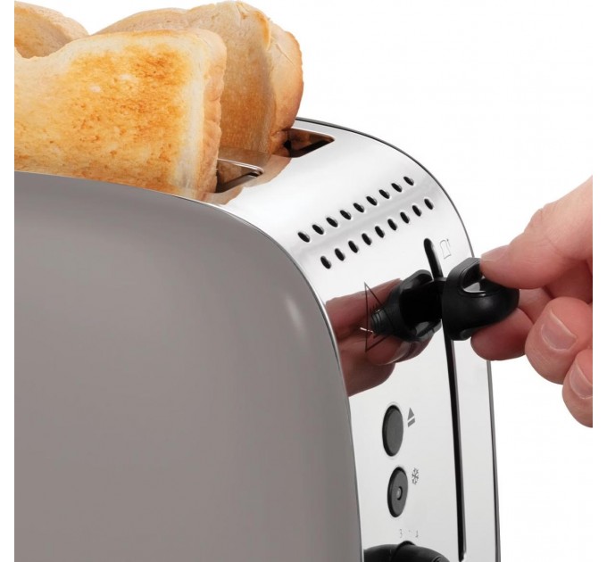 Тостер Russell Hobbs 1671Вт, пластик, подогрев, мокко