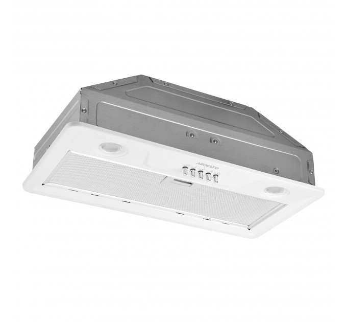 Витяжка ARDESTO вбудована, 52см, 450м3ч, метал, 2х1Вт LED, кнопкове, білий