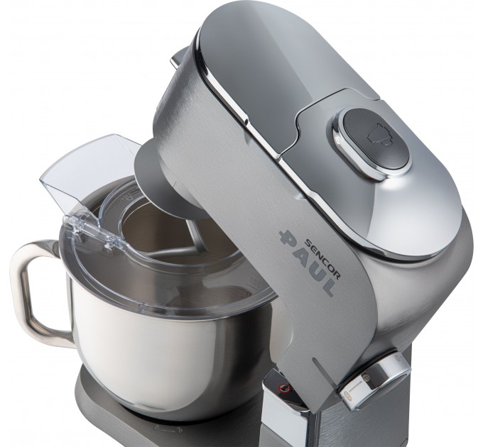 Кухонная машина Sencor Paul 1500Вт, чаша-металл, корпус-металл, насадок-20, метал