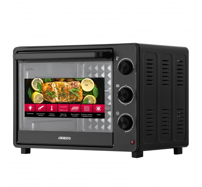 Піч електрична ARDESTO, 32л, 1525Вт, механіч., чорний