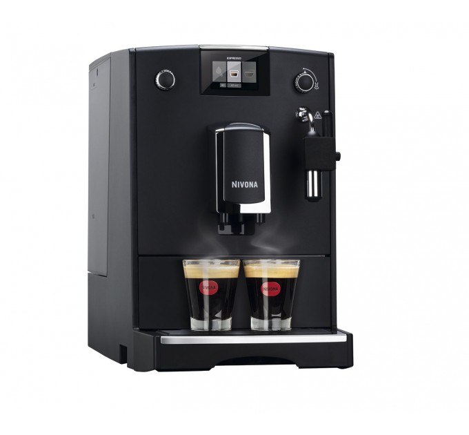 Кофемашина Nivona CafeRomatica 2.2л, зерно + молоко, авторецептов - 5, черный