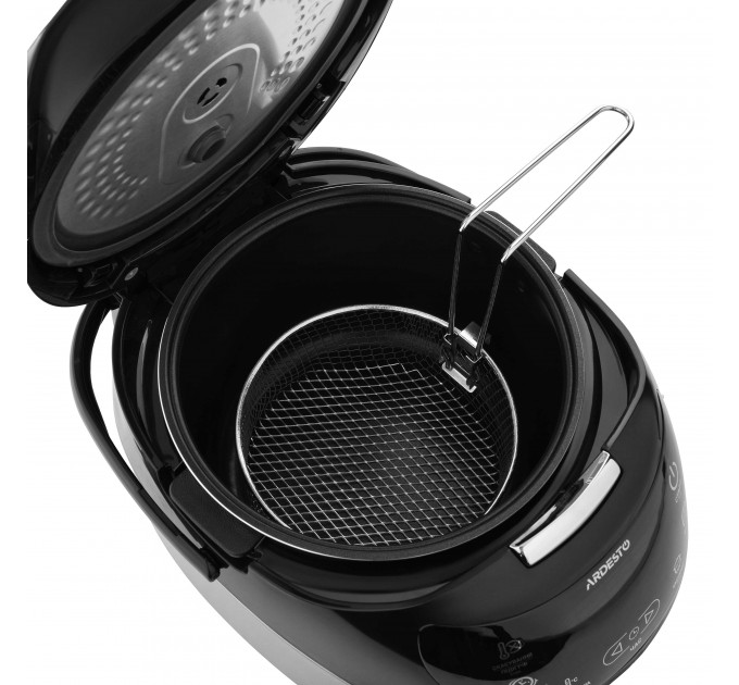 Мультиварка ARDESTO, 860Вт, чаша-5л, электр. управление, корзина для фритюра, металл/пластик, серебристый