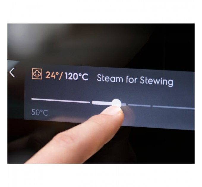 Духовой шкаф Electrolux электрический, 70л, А++, пар, дисплей, конвекция, ф-ция пароварки, черный