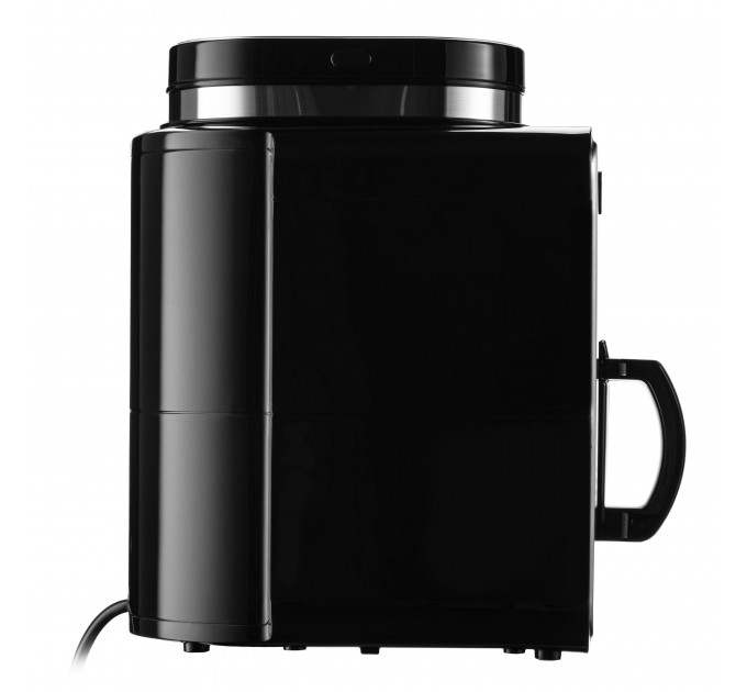 Кавоварка ARDESTO Steel Collection крапельна 0.5л, зерно + мелена, дисплей, сріблясто-чорний