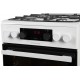 Плита Hansa комбінована, 65л, 50x60см, дисплей, конвекція, чавун, білий