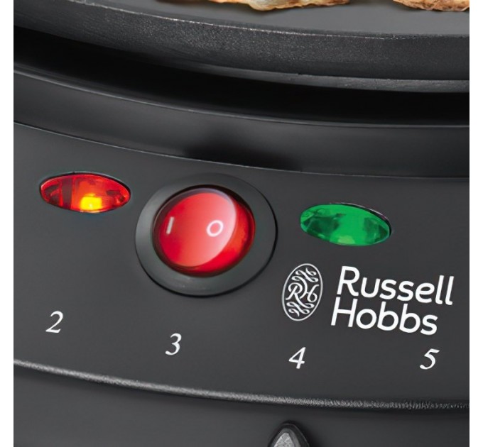 Блинница Russell Hobbs Fiesta 1000Вт, диаметр 30 см, тефлон, черный