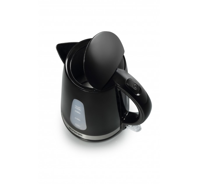 Электрочайник Gorenje, 1,7л, пластик, черный
