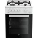 Плита Beko газовая, 55л, 50x60см, белый