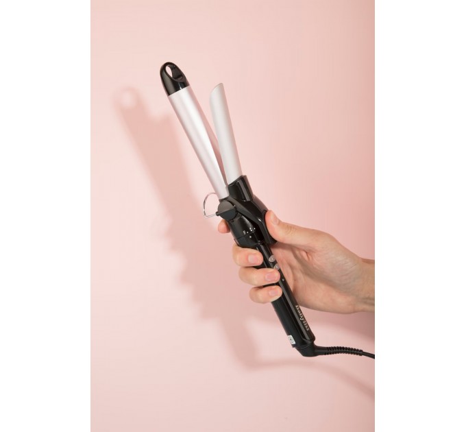 Плойка Babyliss Pro 180 medium, 300Вт, темп.режимов-10, D -25mm, 110-180С, металл, черный