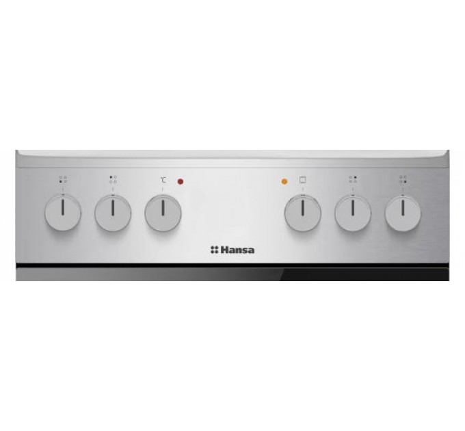 Плита Hansa электрическая стеклокерамическая, 50х60см, 62л, нержавеющая сталь