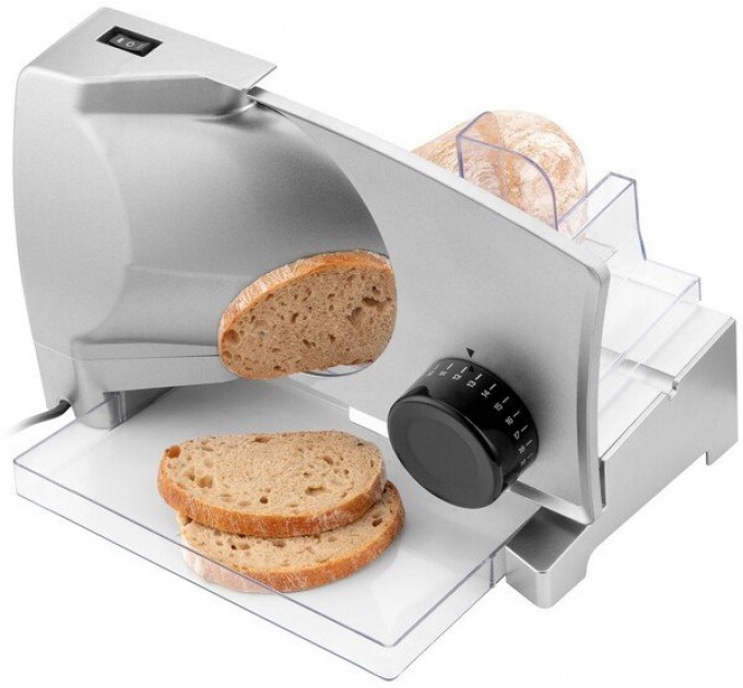 Скиборізка Sencor, 100Вт, лезо-нержавіюча сталь, діаметр ножа-170мм, корпус-метал/пластик, сірий