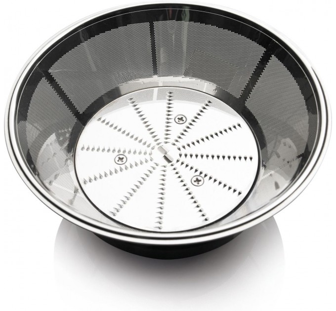 Соковыжималка Gorenje центробежная 800Вт, чаша-1.1л, жмых-1.5л, желоб на целое яблоко, пластик/металл, черный