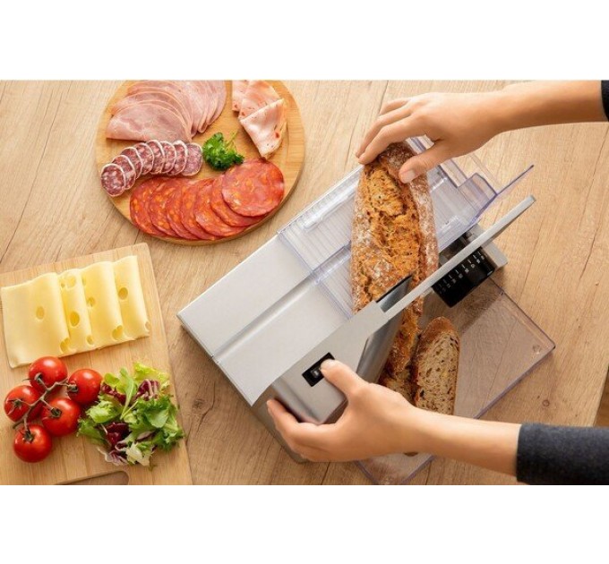 Скиборізка Sencor, 100Вт, лезо-нержавіюча сталь, діаметр ножа-170мм, корпус-метал/пластик, сірий