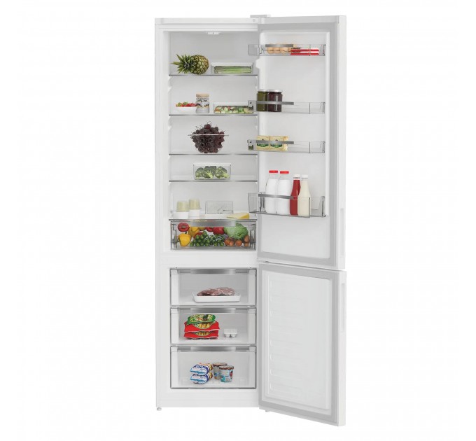 Холодильник Indesit з нижн. мороз., 202.5x60х67, холод.відд.-266л, мороз.відд.-120л, 2дв., А++, ST, білий