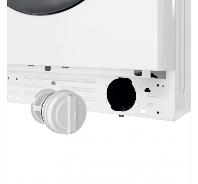 Стиральная машина Indesit фронтальная, 6кг, 1000, A+++, 43см, дисплей, люк черный, белый