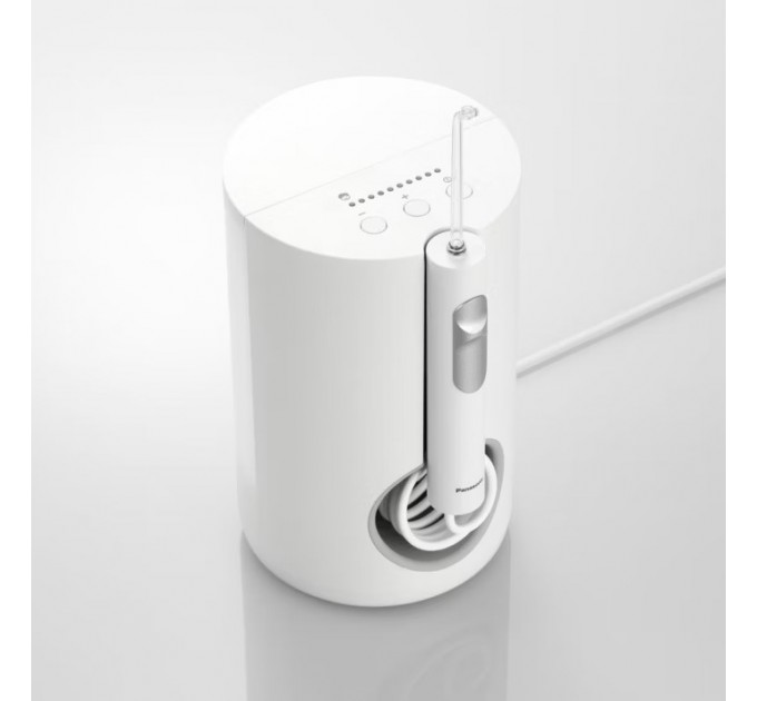 Ирригатор Panasonic стационарный, чаша 600 мл, от сети , 4 насадки, белый