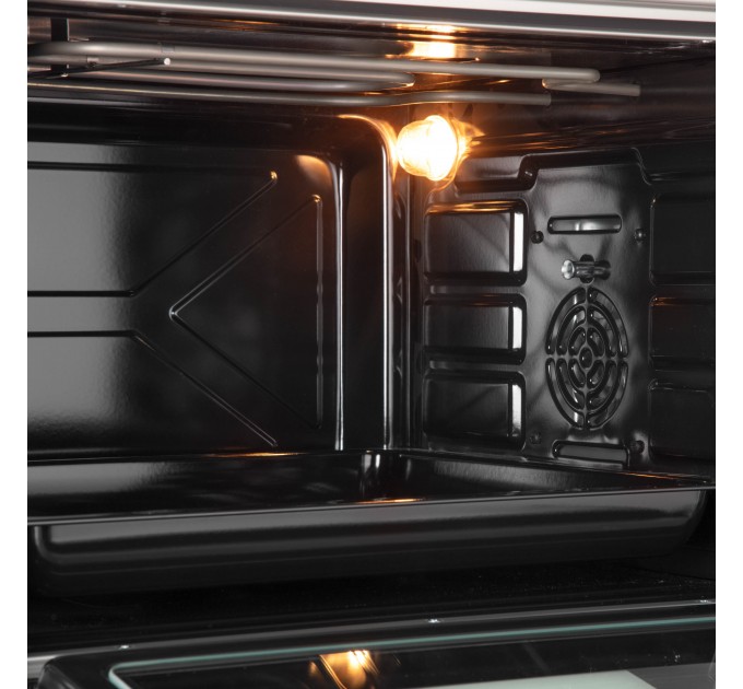 Піч електрична ARDESTO Elegance, 60л, 2000Вт, електр., конвекція, подвійне скло, рожен, сірий