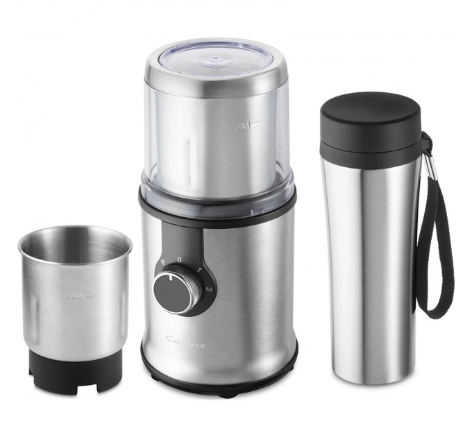 Измельчитель-мельница Catler, 350 Вт, 3 емкости, нерж. сталь