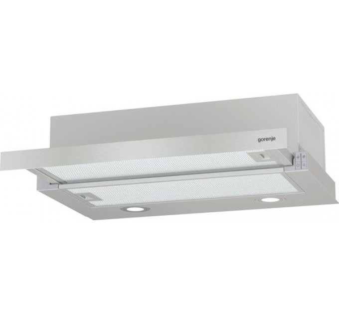 Витяжка Gorenje телескопічна, 60см, 450м.куб/год, нерж