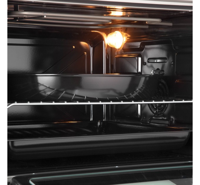 Піч електрична ARDESTO Elegance, 60л, 2000Вт, електр., конвекція, подвійне скло, рожен, сірий