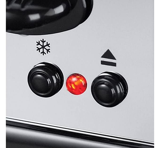 Тостер Russell Hobbs Classic 1100Вт, длинные слоты, металл, красный