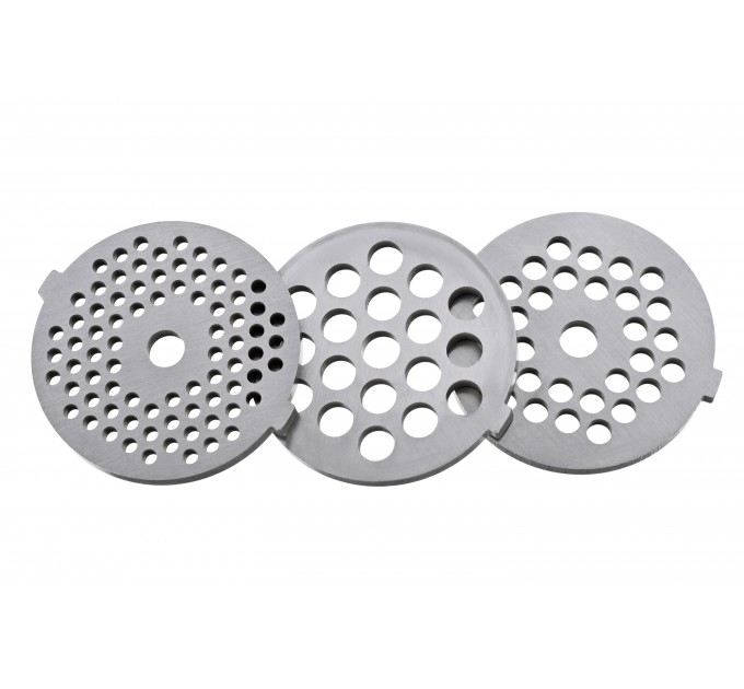 М'ясорубка ARDESTO, 1800Вт, 2кг/хв, 3 решітки, насадка для ковбас, кеббе, 4 терки, пластик, чорно-сріб.