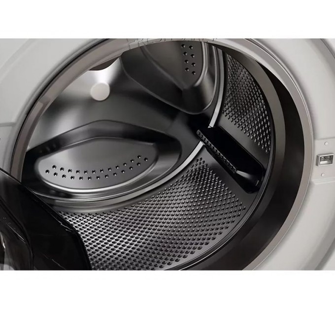 Стиральная машина Whirlpool фронтальная, 9кг, 1400, A+++, 60см, дисплей, пар, инвертор, люк черный, белый