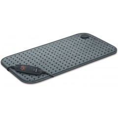 Электрогрелка Beurer традиционная форма, 60х30см, 100Вт, 6 режима, микроволокно, серый