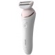 Эпилятор Philips Epilator Series 8000 дисковый, аккумуляторный, пинцет.-32, влаж.+сух., насадок-5, бело-розовый
