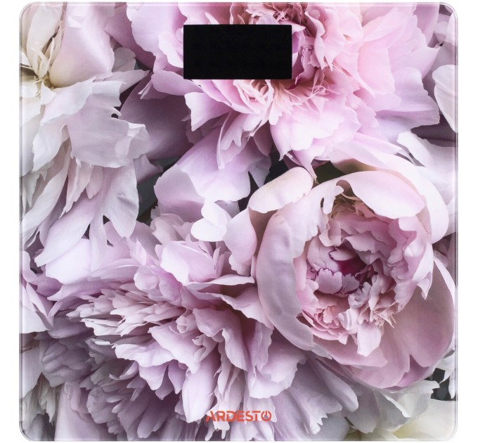 Ваги ARDESTO підлогові Peonies, 150кг, AAAx2 в комплекті, скло, багатокольорові