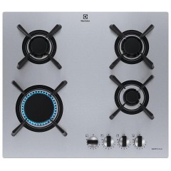 Варочная поверхность Electrolux газовая, 60см, чугун, нерж
