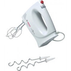 Міксер Bosch MFQ3010 - 300 Вт, 2 швидкості, крюки+вінчики, білий