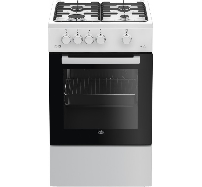 Плита Beko газовая, 55л, 50x60см, белый